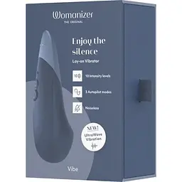 Кліторальний вібратор Womanizer Vibe (Dark Blue) - мініатюра 5