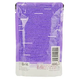 Вологий корм для кішок Brit Premium Cat pouch з тріскою 100 г - мініатюра 2