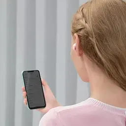 Бездротові навушники Bluetooth Baseus Encok True Wireless Earphones WM01 Plus, BT5.0, 40mAh, 800mAh, 5h, (NGWM01P-04) pink - мініатюра 7