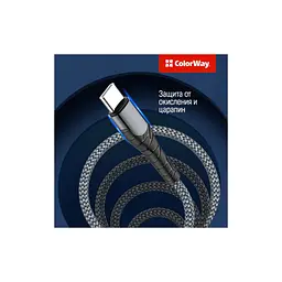 Дата кабель USB-C to Lightning 1.0m ColorWay (CW-CBPDCL033-GR) - мініатюра 7