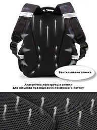 Шкільний ортопедичний рюкзак 3 в 1 для хлопчика School Standard 38х30х18 см з М'ячем в 1 клас (Full 170-78) - мініатюра 8