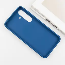 TPU чохол Bonbon Metal Style для Samsung Galaxy S24 / S25 Синій / Denim Blue - мініатюра 4