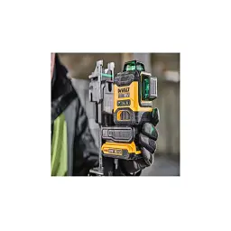 Лазерний нівелір DeWALT 18В XR Li-Ion, зелений промінь, 2Ah, ЗУ, кейс (DCLE34031D1) - мініатюра 3