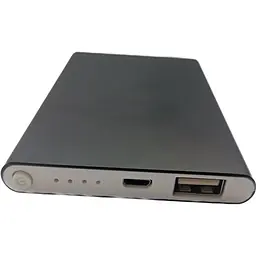 УМБ Power Bank Pineng 9800mAh повербанк зовнішній акумулятор Black (11243) - мініатюра 2