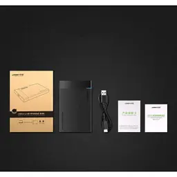 Кишеня зовнішня Ugreen USB 3.0 to M.2 SATA SSD US221 black (30848) - мініатюра 4