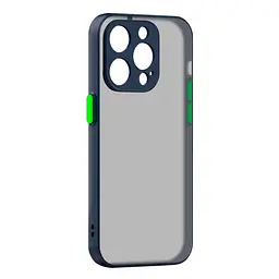 Чехол-накладка для Apple iPhone 14 Pro, Frosted Matte, синий, противоударный чехол с защитой всего корпуса, термополиуретан TPU + поликарбонат PC, ArmorStandart (ARM64483)