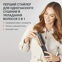 Фен-щітка Rowenta CF9840F0 - мініатюра 2