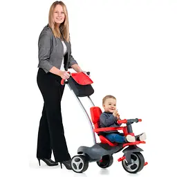 Триколісний велосипед Molto Trike Soft Control червоний - мініатюра 2