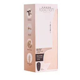 Фалоімітатор Addiction Naked Addiction 8.5” Thruster із пульсацією, 21,6 см - мініатюра 14