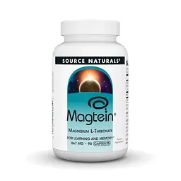 Магній Magtein, 90 капсул Source Naturals vit0004484