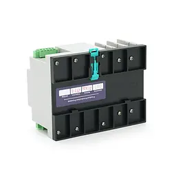 Автомат введення резерву (АВР) триполюсний YRQ2PC-125PV, 400V/125A на DIN-рейку для інверторів - мініатюра 3