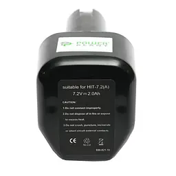 Акумулятор до електроінструменту PowerPlant для HITACHI GD-HIT-7.2 7.2V 2Ah NICD (DV00PT0036)