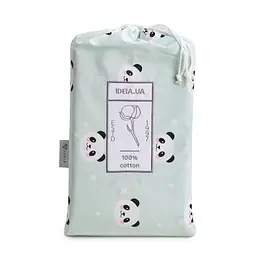Комплект постільної білизни Ideia Panda полуторний ментоловий (8-33364) - мініатюра 9