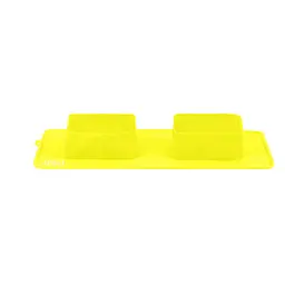 Миска складана Waudog Silicone 385х230х50 мм жовтий - мініатюра 2