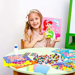 Набір для творчості Vladi Toys Creative Box Сова 9 картинок VT4433-08  - мініатюра 5