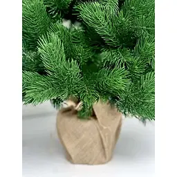 Ялинка штучна Hvoya Pine Mini лита в мішковині 90 см зелена - мініатюра 2