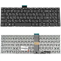 Клавіатура для ноутбука LENOVO (IdeaPad: 3-15 3-17 series) rus чорний без фрейму