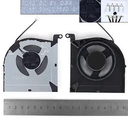 Вентилятор кулер для Lenovo LOQ 15IRH8 16IRH8 Type 82XV 82XW, (5V GPU fan, FQRG DFS5L22H05G86B) - мініатюра 3