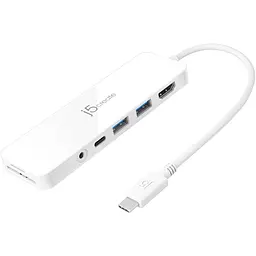 USB-Хаб j5create JCD373-N, USB Type-C 5-в-1 (JCD373-N)
