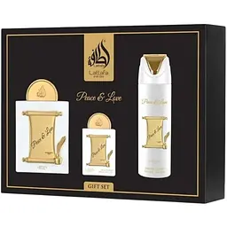 Набір Lattafa Perfumes Pride Peace & Love 100 мл 20 мл міні 200 мл дезодорант