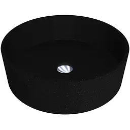 Умивальник Miraggio Sofia mirastone black 0000439, Чорний матовий