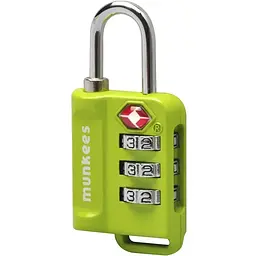 Брелок-замок Munkees 3610 TSA Combi Lock Салатовий