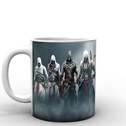 Кухоль GeekLand Assassins Creed персонажі AC.02.05 330 мл білий - мініатюра 2