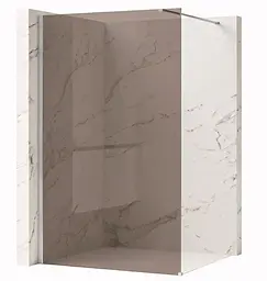 Душова стінка Rea Flexi 110x195 brown chrome KPL-K99071