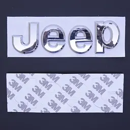 Емблема напис Jeep скотч 140 x 40 мм скотч 3М Польща