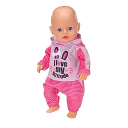 Набір одягу для ляльки Baby Born Спортивний костюм рожевий (830109-1) - мініатюра 2