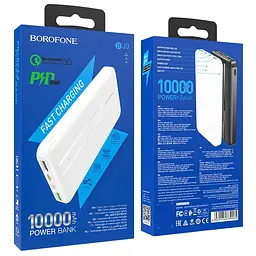 Зовнішній акумулятор Borofone BJ9 10000mAh умб білий - мініатюра 2