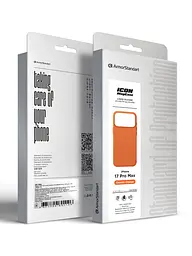 Силиконовый чехол с MagSafe для Apple iPhone 17 Pro Max, ICON2 MagCase, оранжевый, противоударный, панель с мягкой подкладкой, защита всего корпуса, поддержка беспроводной зарядки, совместим с защитными стеклами и пленками, ArmorStandart (ARM86682) - мініатюра 10