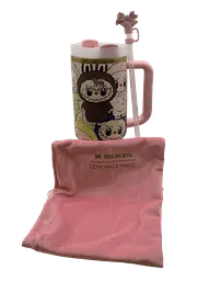 Термос термочашка Stanley Quencher H2.0 Tumbler з нержавіючої сталі 1,18 л Labubu Cup Premium Look KT8005202 - мініатюра 6