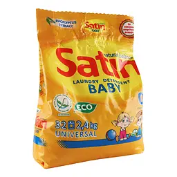 Пральний порошок Satin Natural Balance Baby 2.4 кг - мініатюра 2