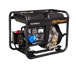 Генератор дизельний ITC Power 6500W AVR einphasig DG7800LE, чорний