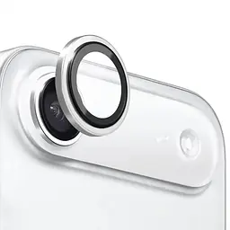Захисне скло Metal Classic на камеру (у упак.) для Apple iPhone 17 Air (6.5) Срібний / Silver - мініатюра 6
