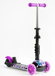 Самокат 5 в 1 Best Scooter Фіолетово-чорний 000283522 - мініатюра 2