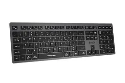 Клавіатура бездротовa A4tech FBX50C Grey, Bluetooth/2.4 ГГц, Fstyler Compact Size keyboard, USB, 300 мАгод - мініатюра 2