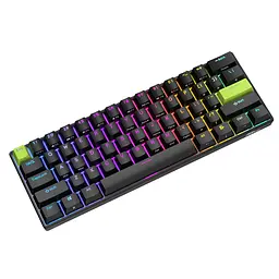 Ігрова магнітна дротова клавіатура Royal Kludge RK C61 / Mint Switch / Black - мініатюра 5