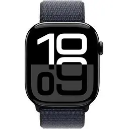Смарт-годинник Apple Watch Series 10 GPS 46мм Jet Black Aluminum Case w. Ink Sport Loop (MWWR3) - мініатюра 2
