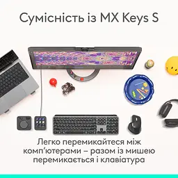 Миша Logitech MX Master 4 for Business Wireless/Bluetooth Graphite (910-007617) (7263938) - мініатюра 4