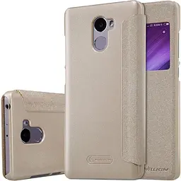 Чохол-книжка Nillkin Sparkle case Xiaomi Redmi 4 Gold - мініатюра 2