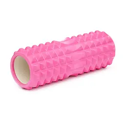 Масажний ролик Cornix EVA 33 x 14 см (валик, ролер) XR-0327 Pink - мініатюра 2