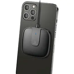 Зарядний пристрій Qi USAMS Ultra-thin Magnetic Fast Wireless Charger With Cable US-CD153 білий - мініатюра 2