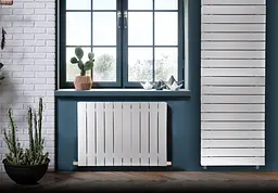 Радіатор біметалевий секційний Queen Therm 500/100 Vertical (кратно 10), Білий - мініатюра 7