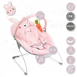 Крісло-шезлонг MoMi Glossy Bunny (BULE00004) - мініатюра 2
