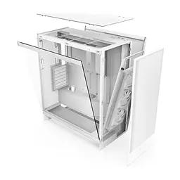 Корпус для ПК NZXT H7 Flow RGB All White (CM-H72FW-R1) - миниатюра 2