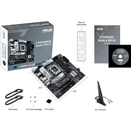 Материнська плата Asus Prime B660M-A WIFI D4 s1700 B660 4xDDR4 M.2 HDMI DP Wi-Fi BT mATX - мініатюра 2