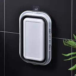 Відро складане MBM My Home Bin-19 біло-сіре 16 л (BIN-19 16L WHITE/GRAY) - мініатюра 8