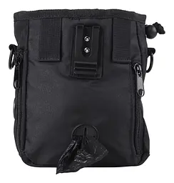 Сумка для вигулу і тренувань собак Voyager Pet Nylon Waterproof Dog Treat Training Pouch black - мініатюра 2